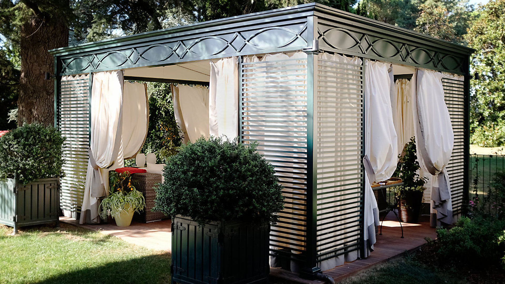 Gazebo in ferro battuto